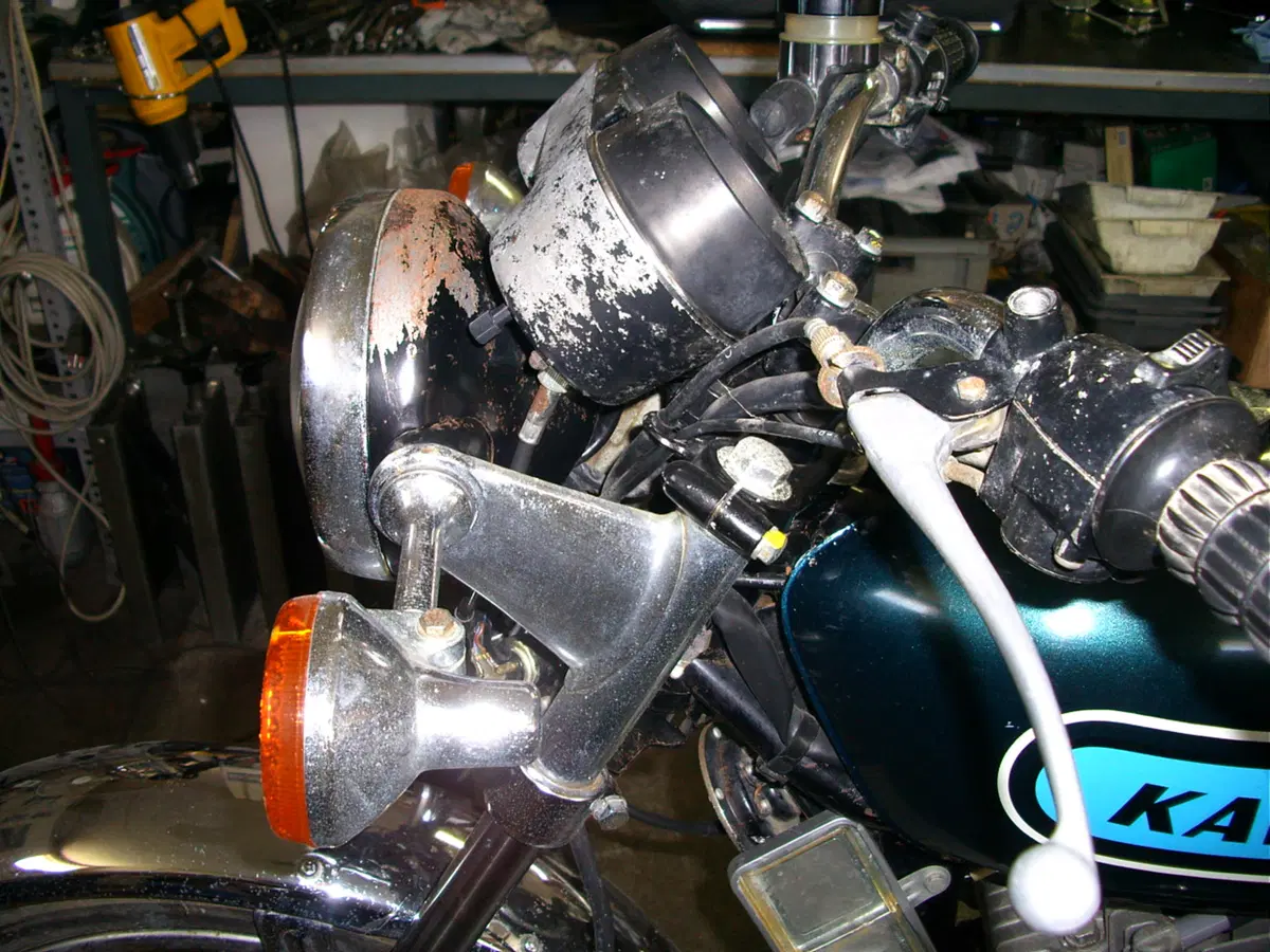 Restaurando, puntata 15: Kawasaki 400 Mach II 1974 (14)