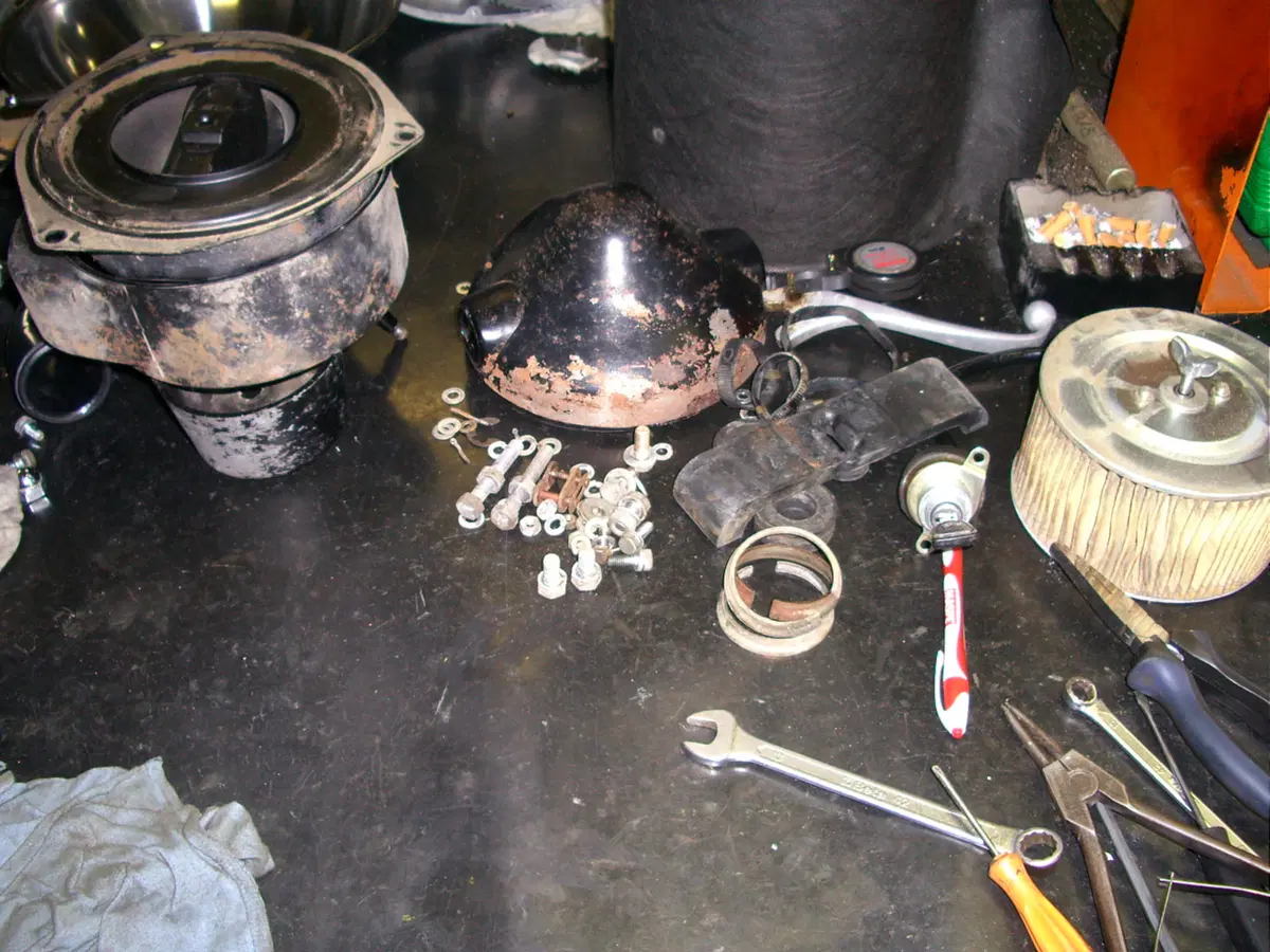 Restaurando, puntata 15: Kawasaki 400 Mach II 1974 (43)