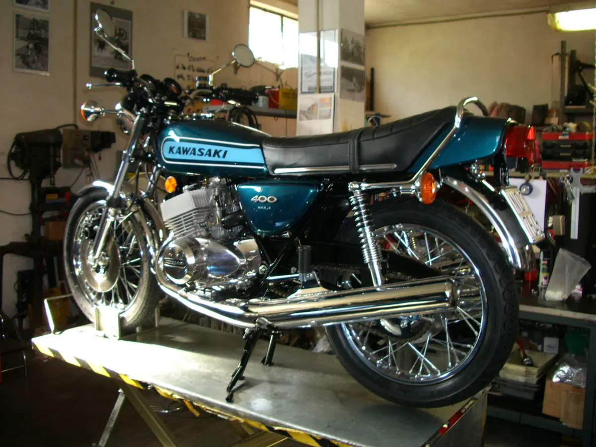 Restaurando, puntata 15: Kawasaki 400 Mach II 1974 (112)