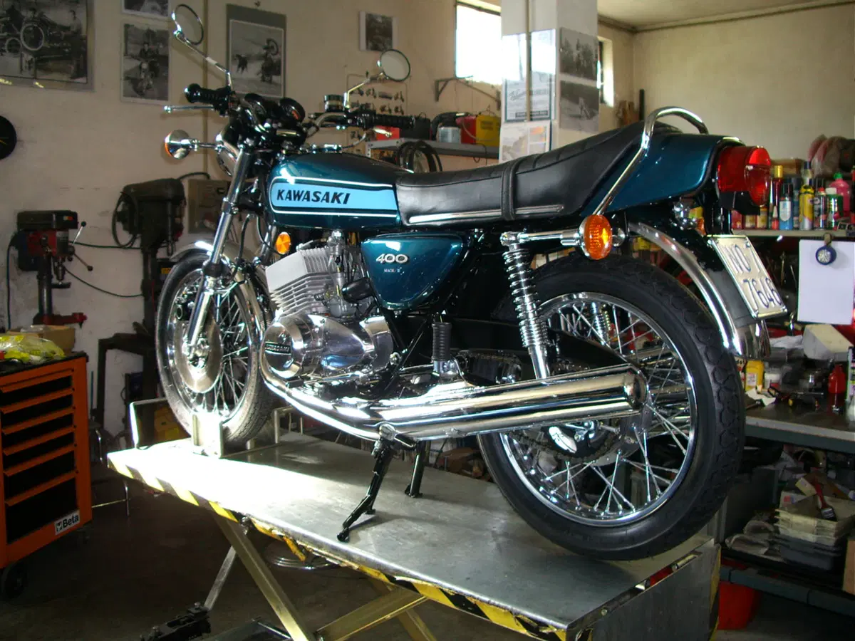 Restaurando, puntata 15: Kawasaki 400 Mach II 1974 (118)