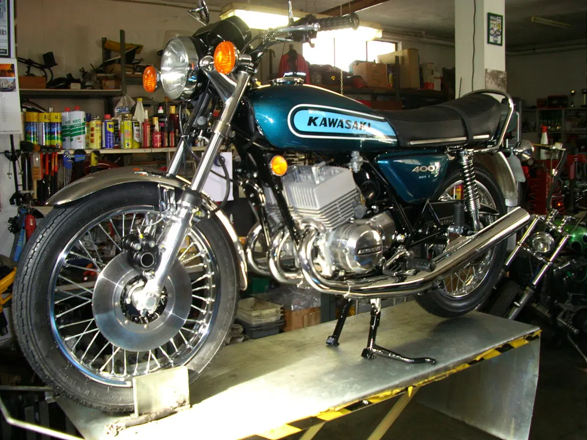 Restaurando, puntata 15: Kawasaki 400 Mach II 1974 (116)