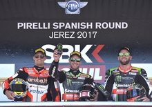 SBK 2017. Jonathan Rea vince Gara-1 a Jerez