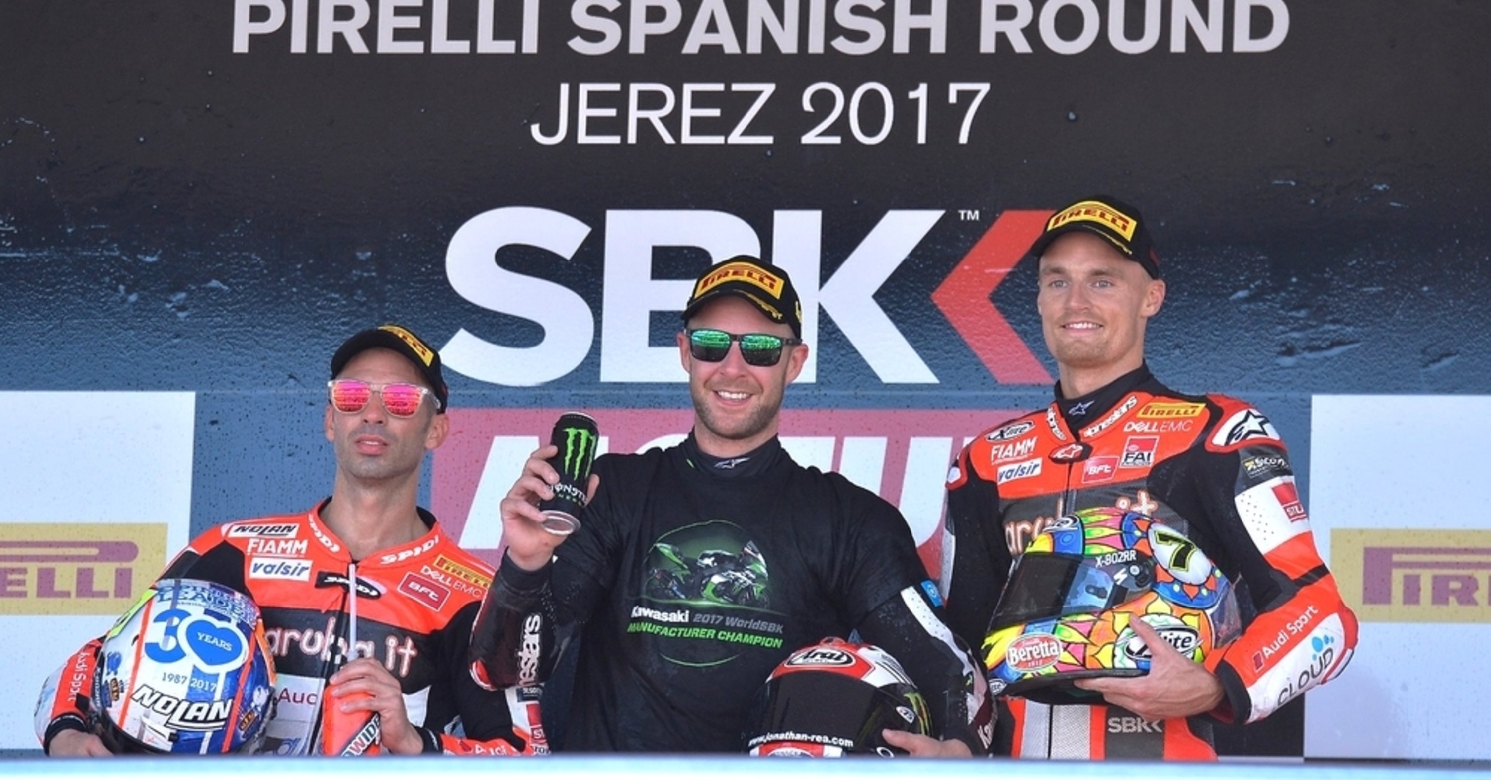 SBK 2017. Rea trionfa anche in Gara-2 a Jerez