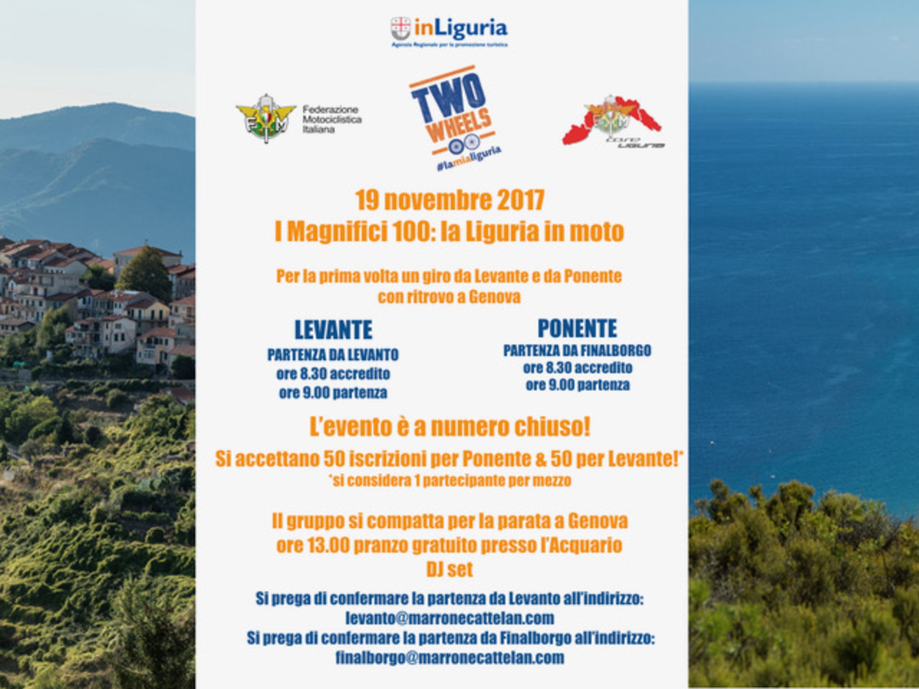 Moto.it ti invita al Motogiro della Liguria: 100 posti disponibili!