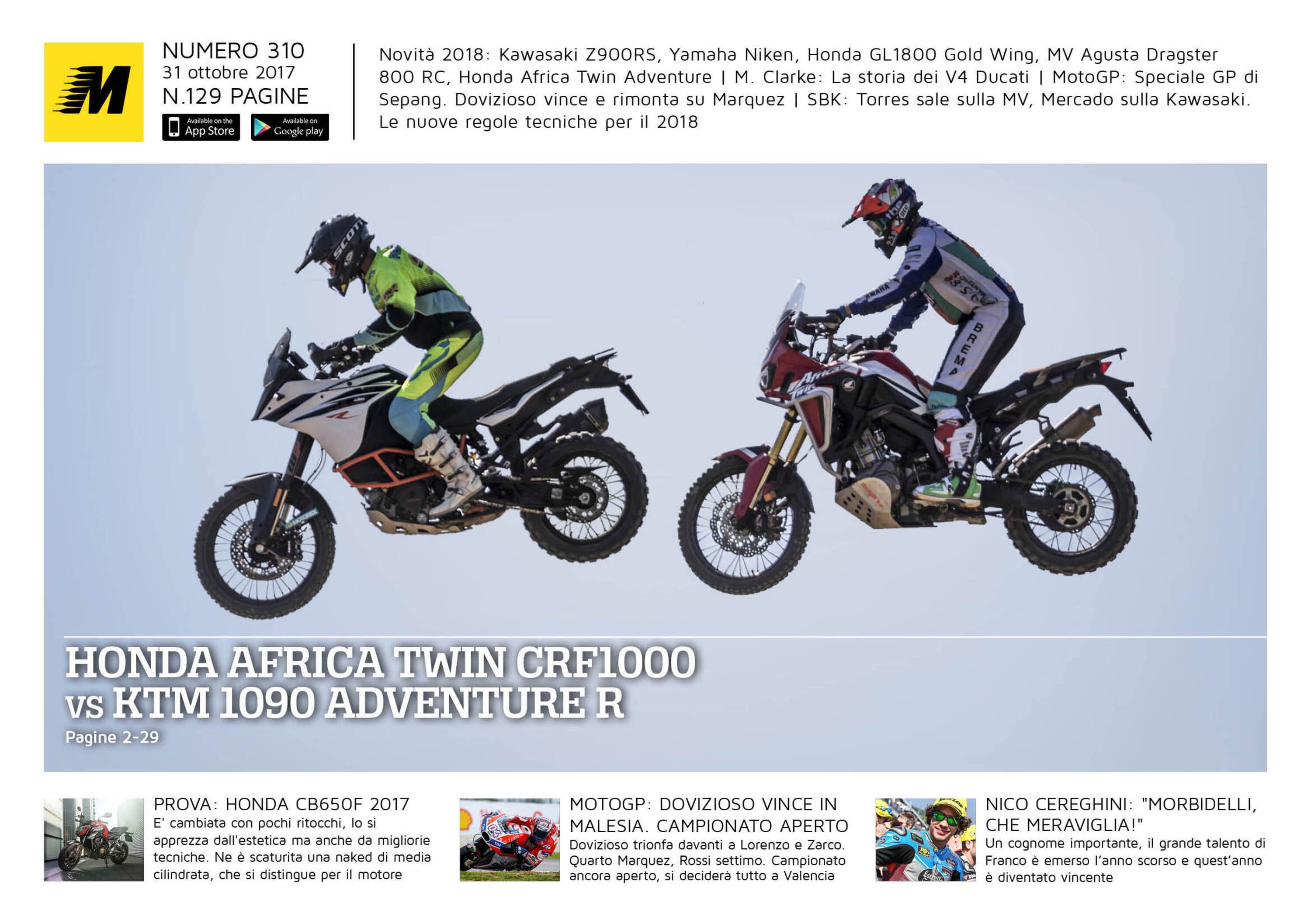 Magazine n&deg; 310, scarica e leggi il meglio di Moto.it 