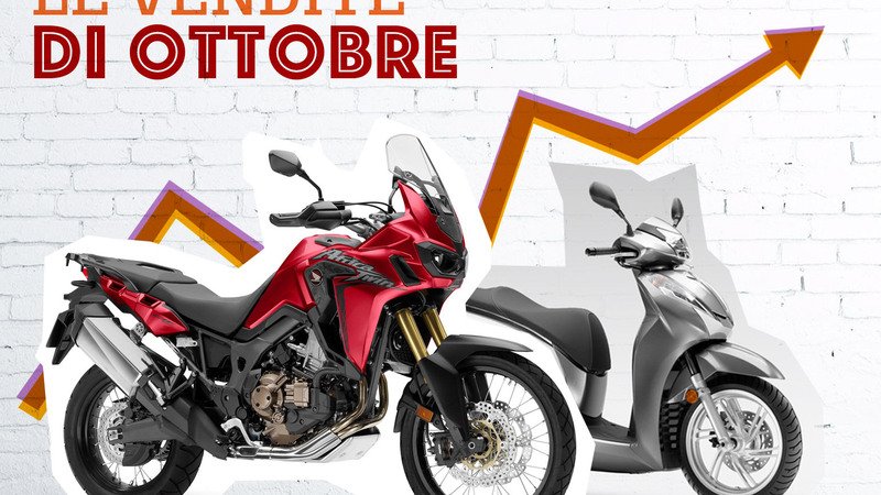 Mercato a ottobre molto positivo per moto e scooter: +22,6%. Il 2017 a +8%