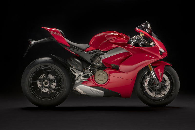 La Ducati Panigale V4 in versione standard