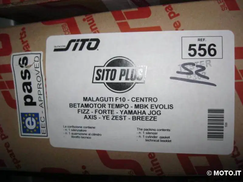 Marmitte SITO NUOVE in OFFERTA !!! APRILIA / MALAGUTI / MBK / YAMAHA (2)