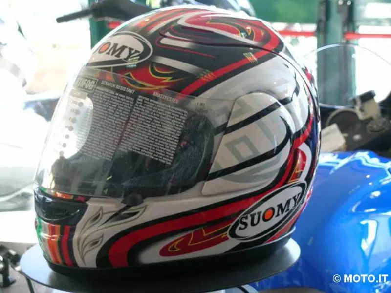 CASCO Suomy SPEC 1R ITALIAN FLAG