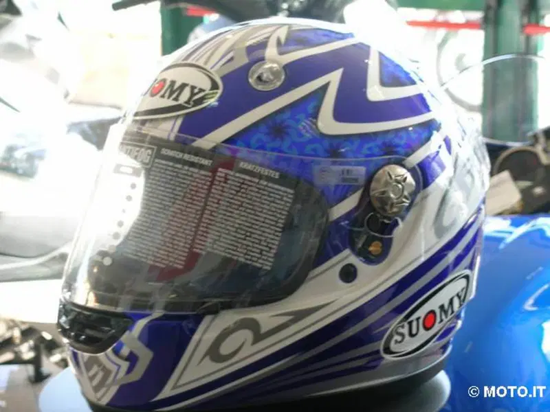 CASCO Suomy VANDAL PATTERN BLU