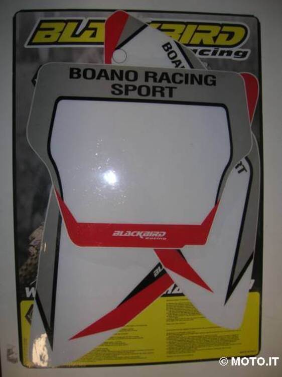 Tabelle portanumero personalizzate per Honda CRF45 BlackBird Racing Tabelle portanumero personalizzate De Lux Series