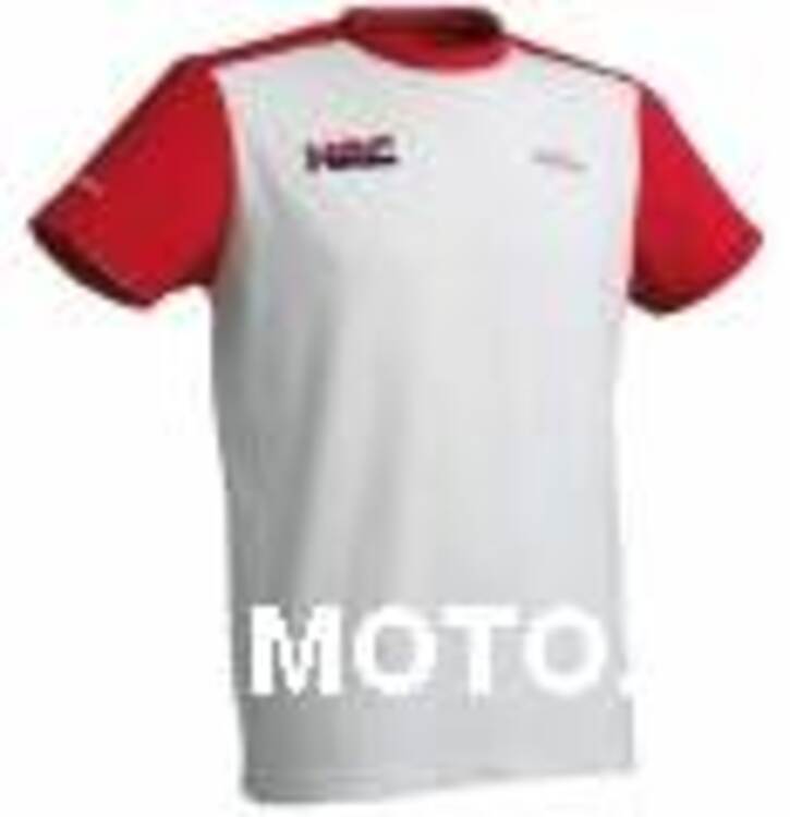 t-shirt Honda T-shirt HRC bianco/rossa