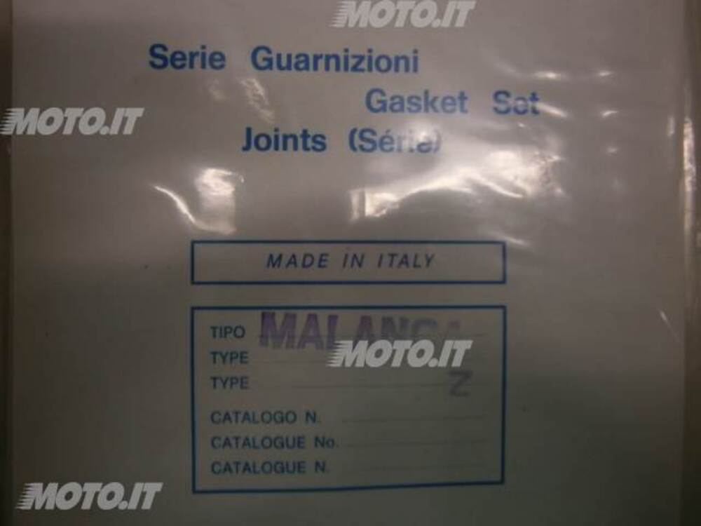 KIT GUARNIZIONI MALANCA GUARNIZIONI MOTORE MALANCA Z