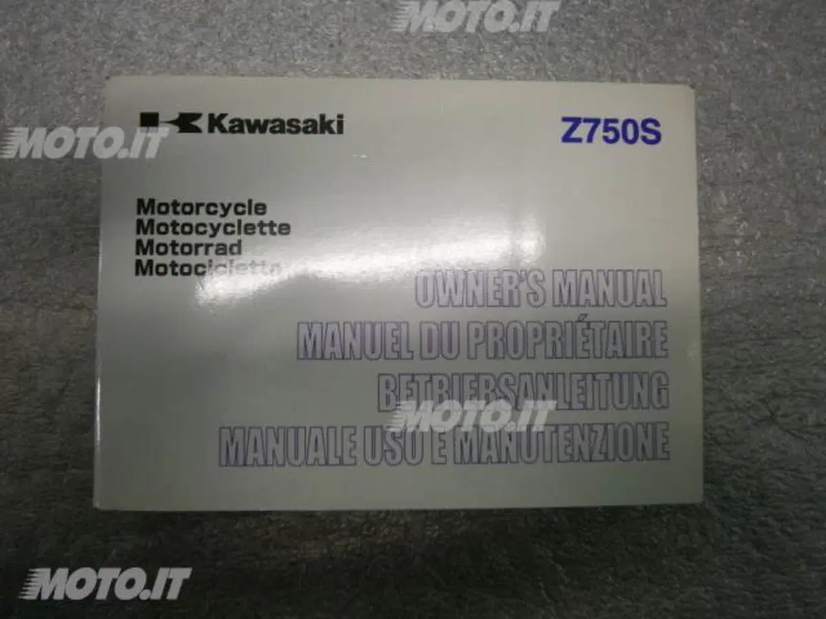 LIBRETTO Kawasaki LIBRETTO USO E MANUTENZIONE Z 750S