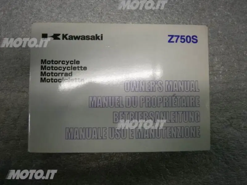 LIBRETTO Kawasaki LIBRETTO USO E MANUTENZIONE Z 750S
