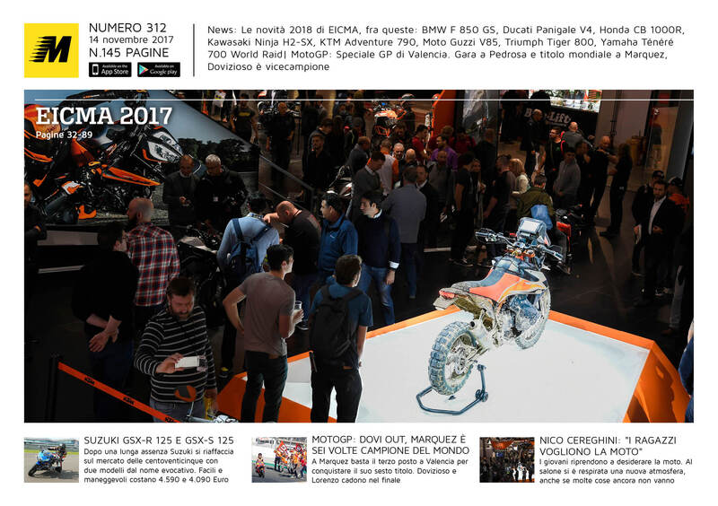  Magazine n&deg; 312, scarica e leggi il meglio di Moto.it 