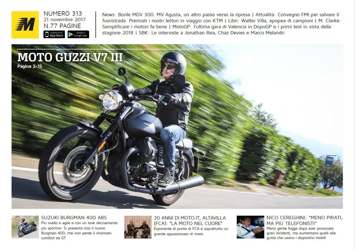 Magazine n&deg; 313, scarica e leggi il meglio di Moto.it 