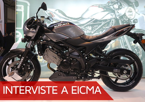 Suzuki a EICMA, Andrea Gamberini e le novità