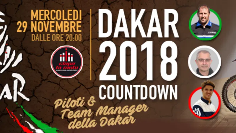 Da "Ciapa la Moto" il 29 Novembre torna la serata Dakar
