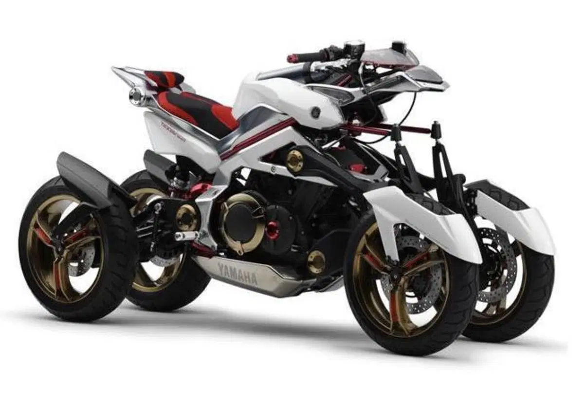 Yamaha LMW, la moto a tre ruote (14)