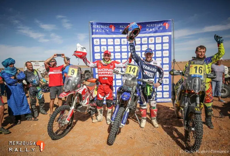 Alessandro Botturi "sul podio" del Merzouga
