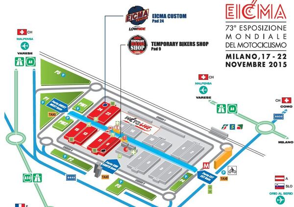 EICMA 2015: Attese 25 novità nei nuovi padiglioni