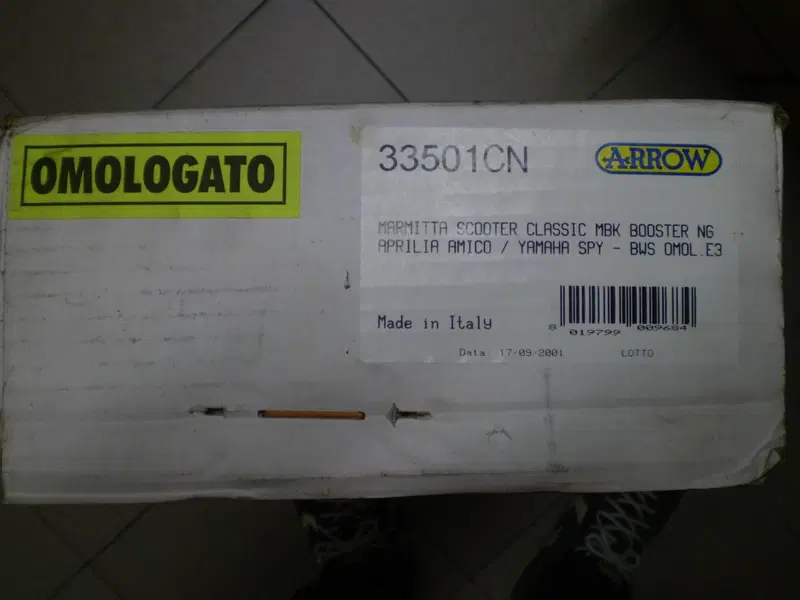 Marmitta scooter Arrow