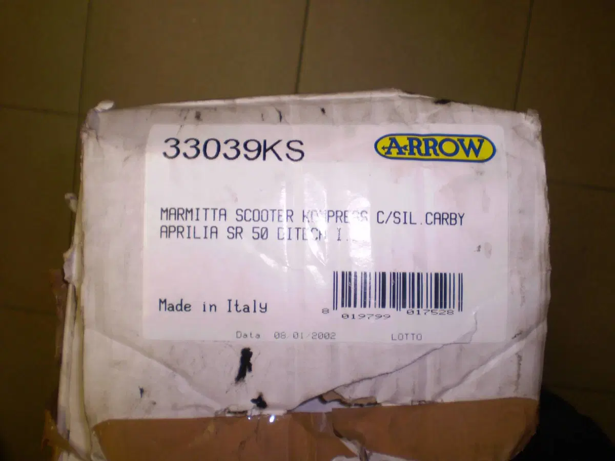 marmitta arrow per scooter