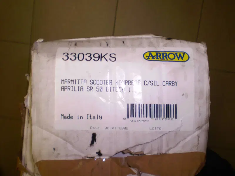 marmitta arrow per scooter