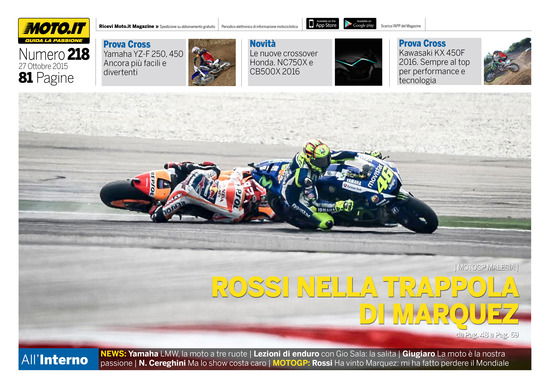 Magazine n°218, scarica e leggi il meglio di Moto.it 