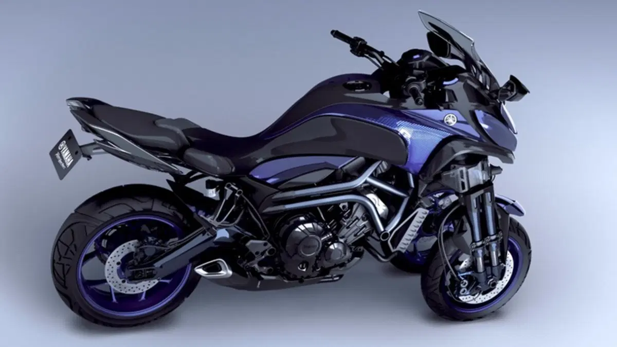 Yamaha LMW, la moto a tre ruote (6)