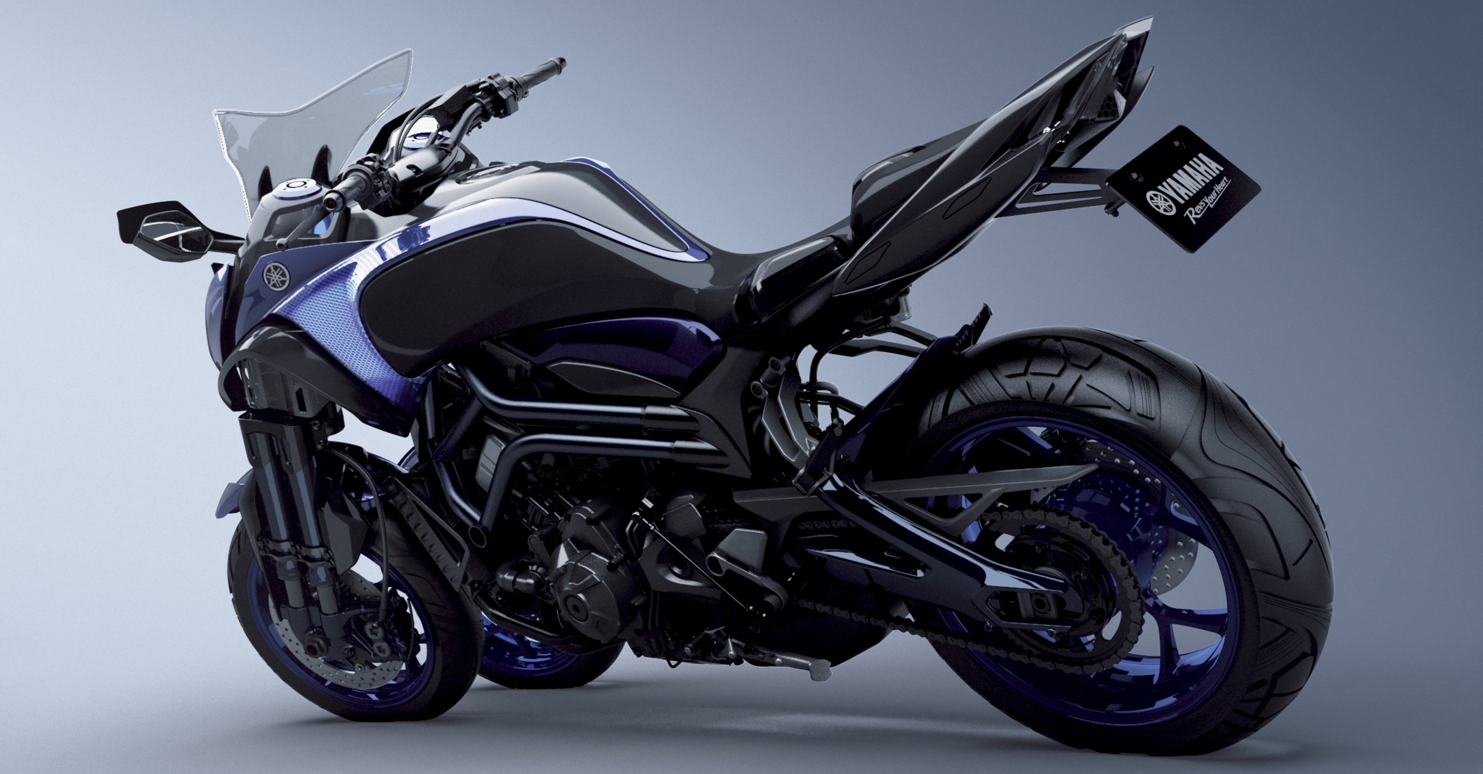 Yamaha MWT-9, la moto a tre ruote