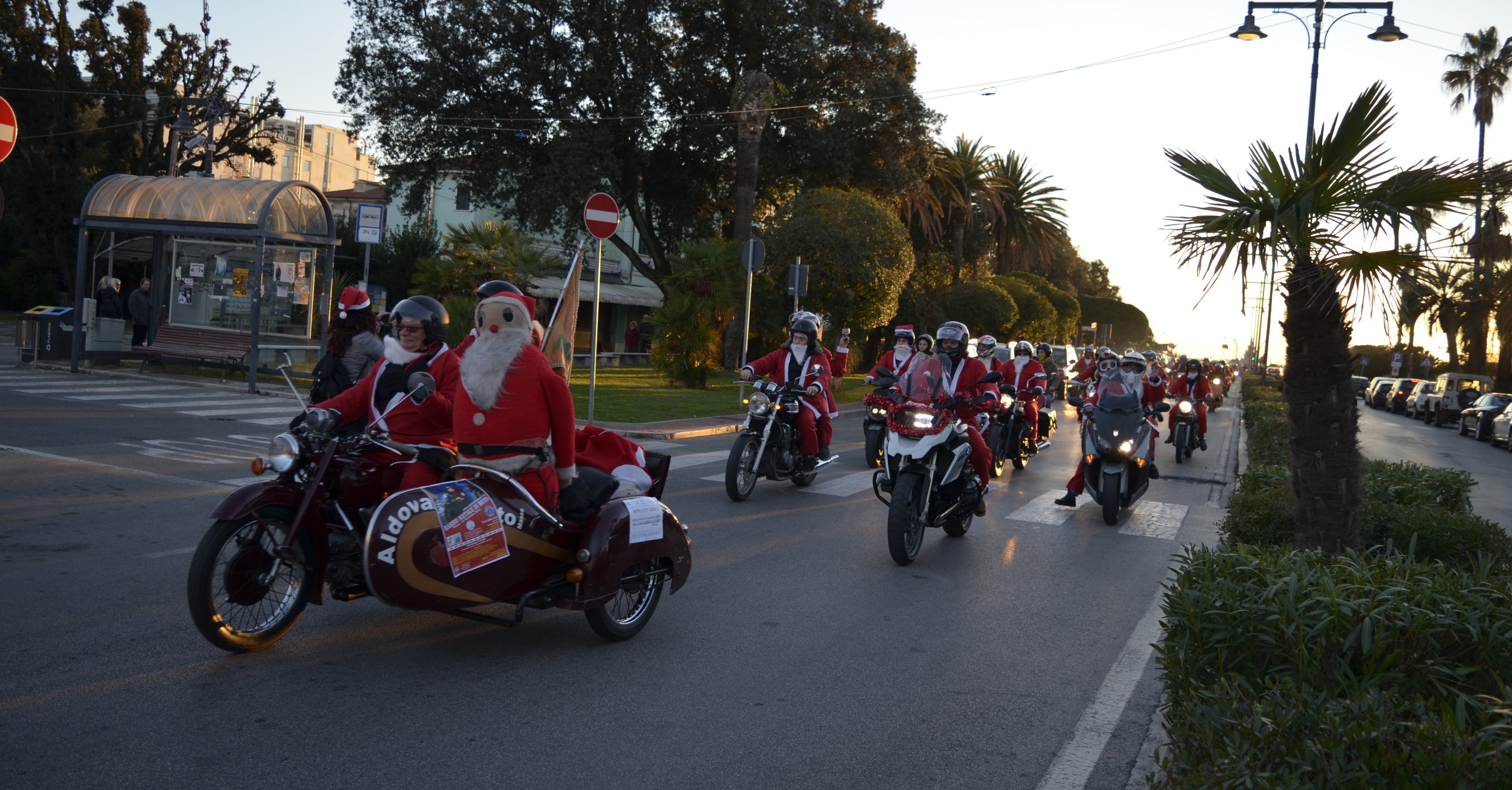 I &ldquo;Babbo Natale in moto&rdquo; ritornano a Massa