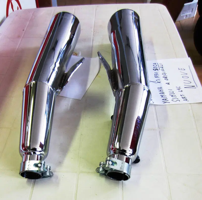 MARMITTA BUSSO PER YAMAHA XJ 750 SECA NUOVA (4)