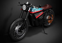 Model Electric Cafe Racer 1, vero vintage, elettrico