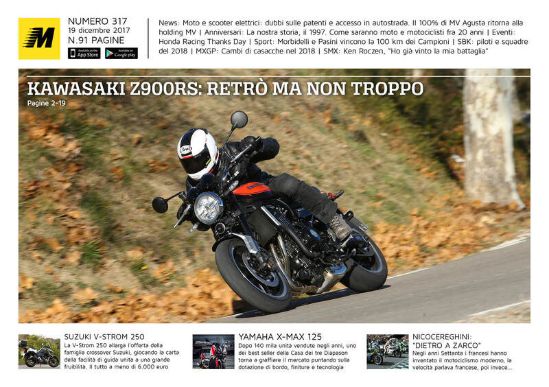 Magazine n&deg; 317, scarica e leggi il meglio di Moto.it 