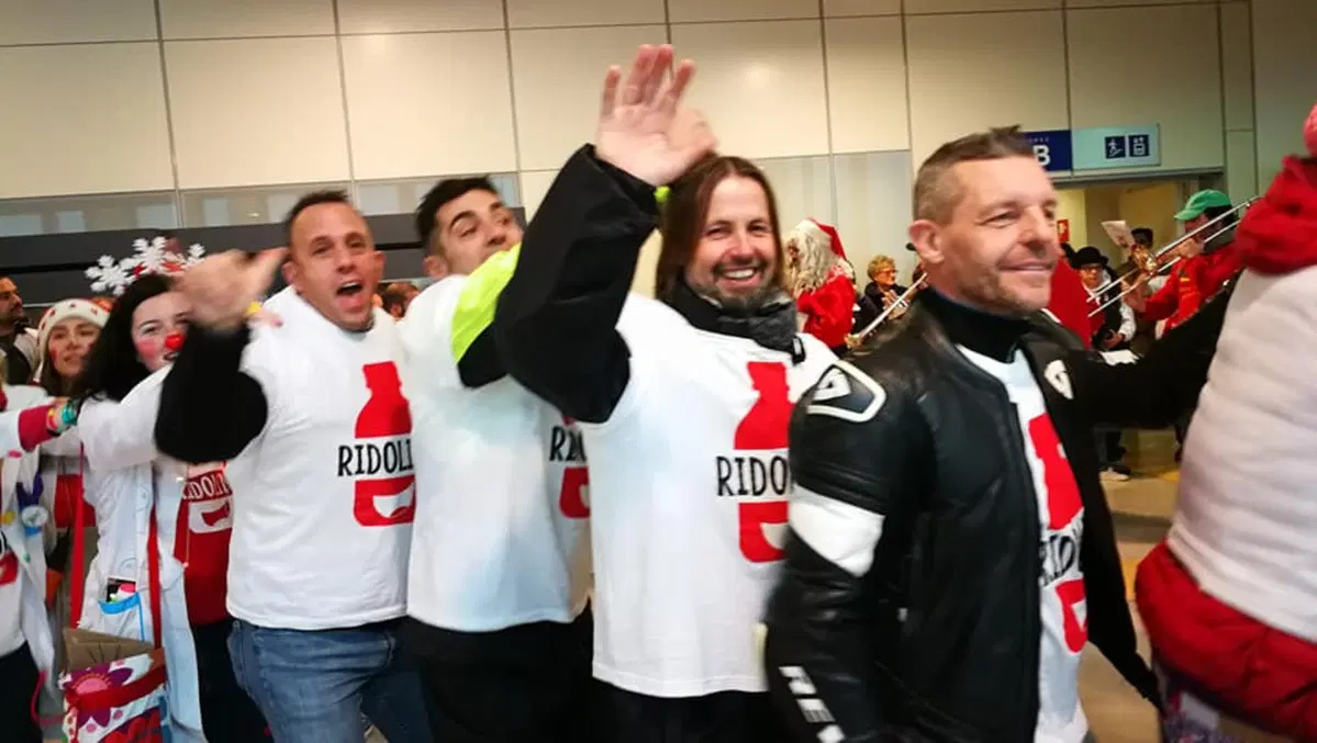 Ridolina Christmas Tour: moto e clown portano un sorriso negli ospedali  (3)