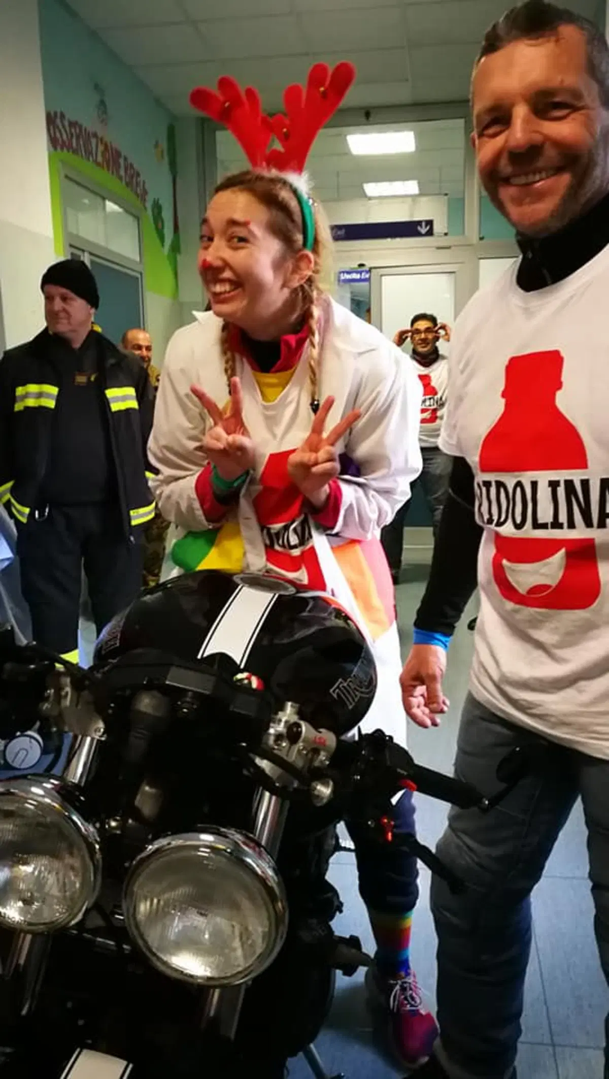 Ridolina Christmas Tour: moto e clown portano un sorriso negli ospedali  (27)