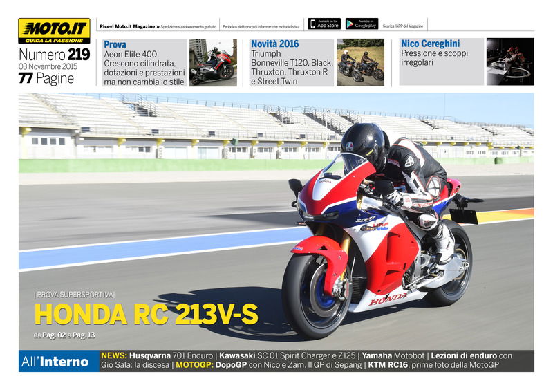 Magazine n&deg;219, scarica e leggi il meglio di Moto.it 