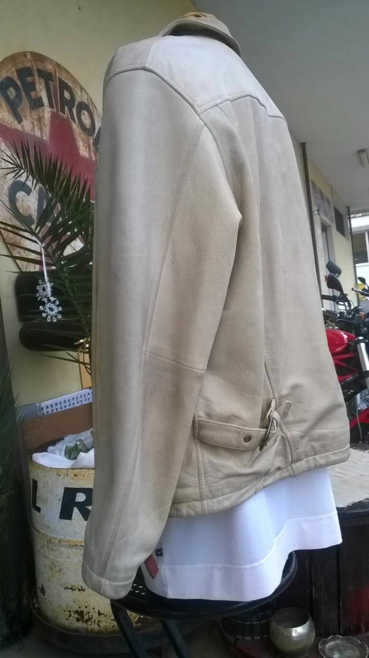 Giacca in Pelle Milestone (7)