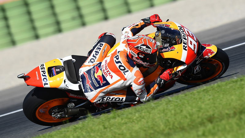 MotoGP, Valencia 2015: Marc Marquez: &ldquo;Faccio sempre il 100%&rdquo;