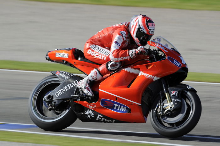 Hayden sulla Ducati Desmosedici