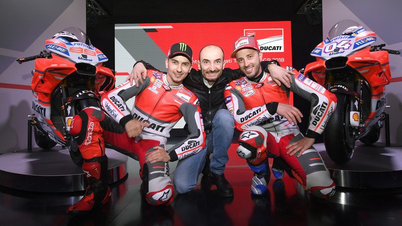 MotoGP. Presentazione team Ducati 2018. Domenicali punta su Dovizioso