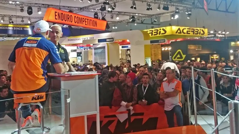 EICMA 2015. Antoine Meo (KTM): "Dakar, arrivo!"