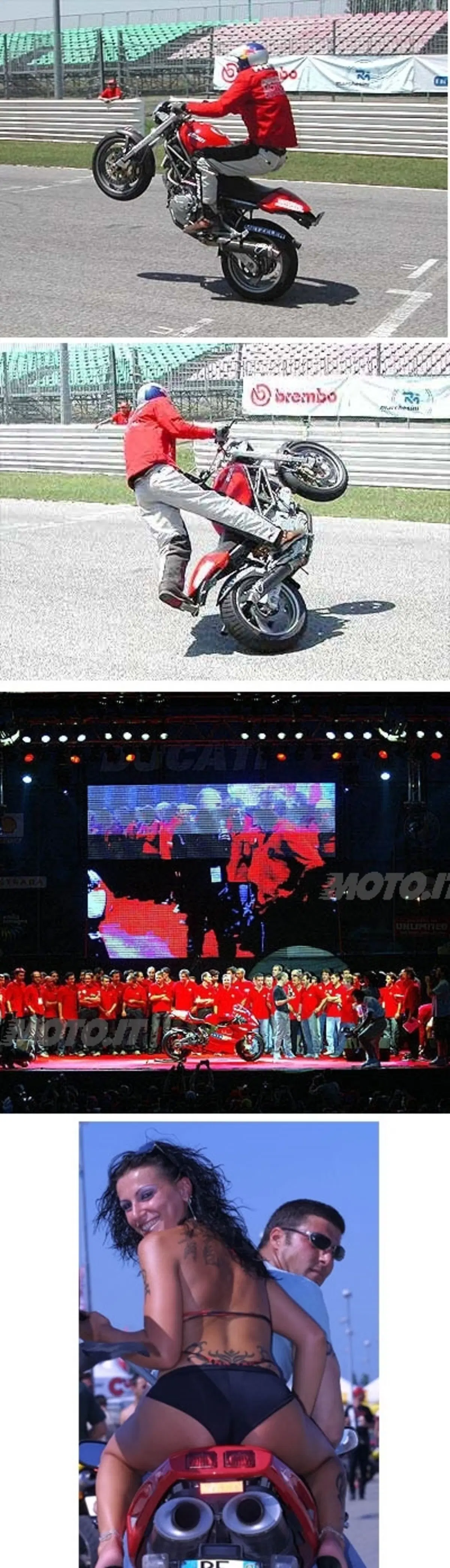 GRANDE SUCCESSO E GRANDI EMOZIONI AL TERZO RADUNO MONDIALE DUCATI.