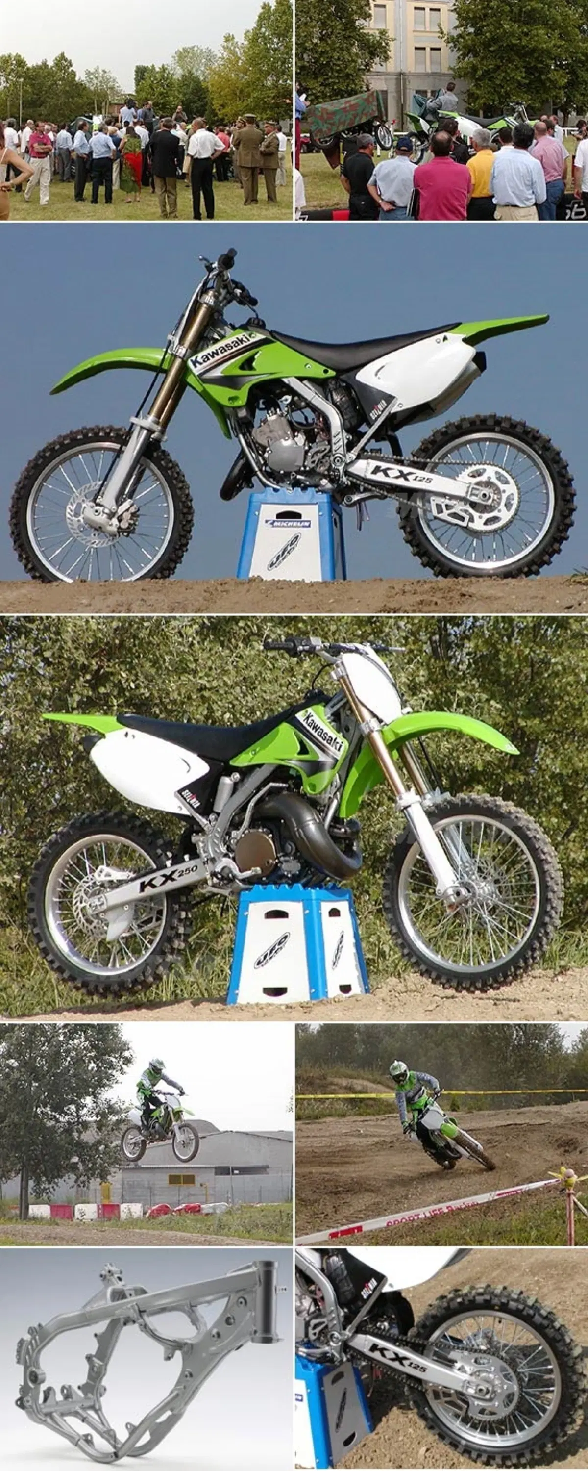 KAWASAKI 2003: KX125 e KX250
