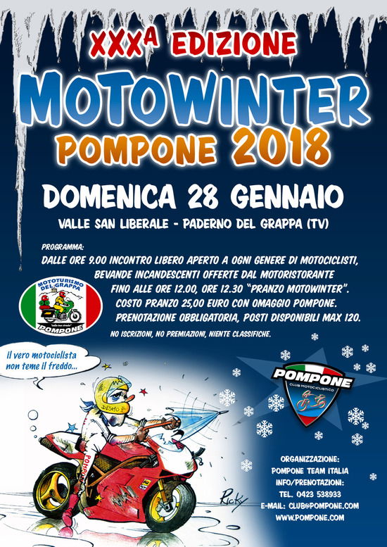 Pompone: 30° Motowinter e serata Erzberg