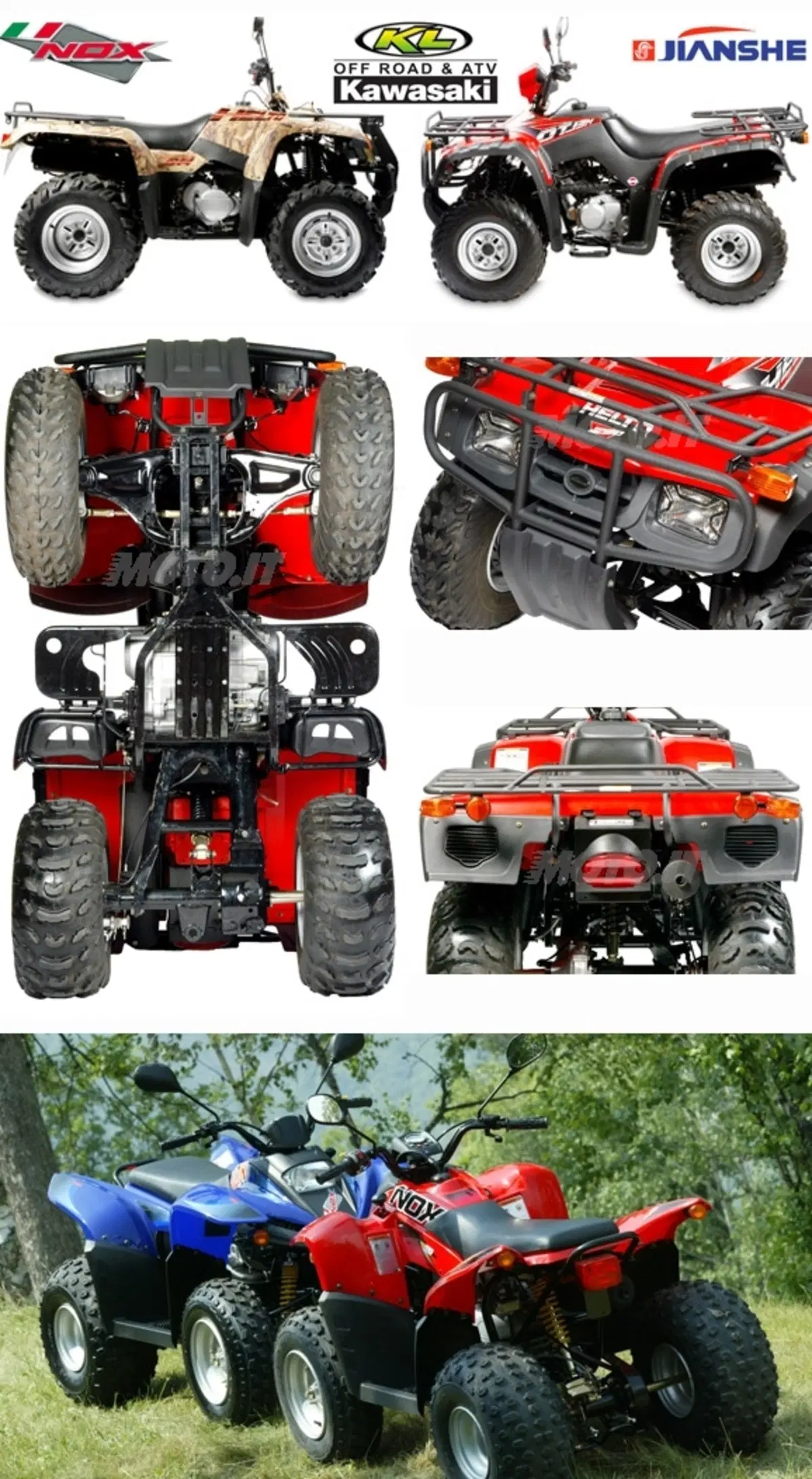Quad da 250 e 400 cc