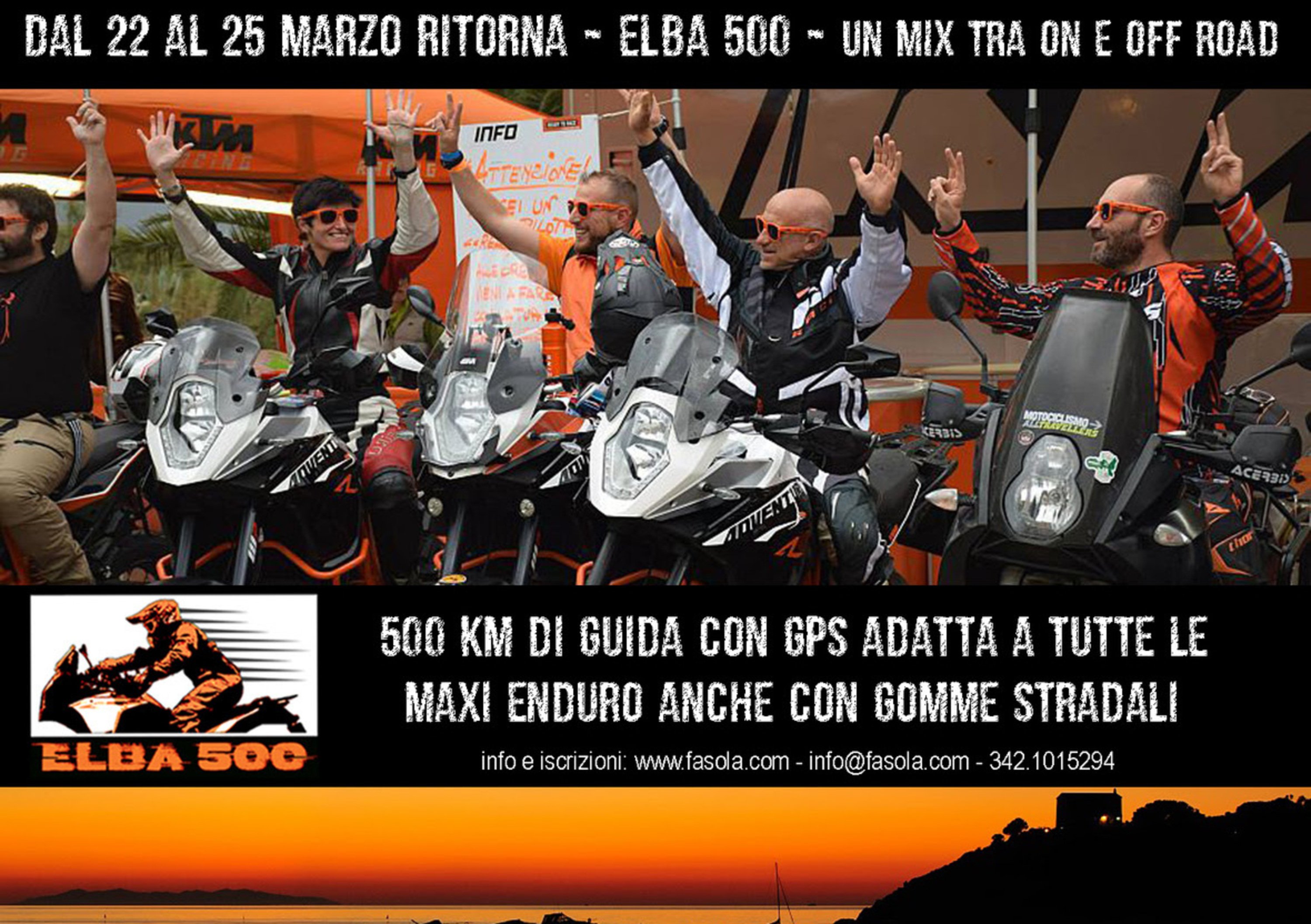Rally Logic Elba 500, Maxi Enduro e GPS al rally di Fasola