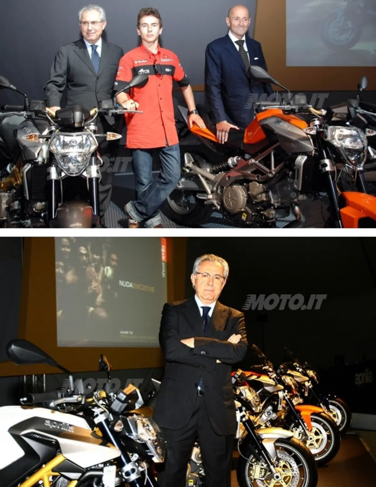 Debutta l'attesissima naked di Noale, presentata la Shiver 750